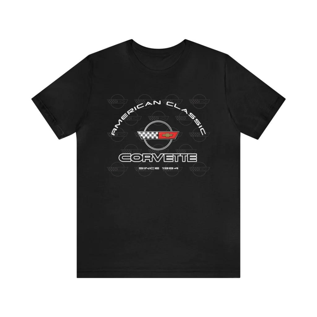 C4 Corvette Flag Short Sleeve T-Shirt