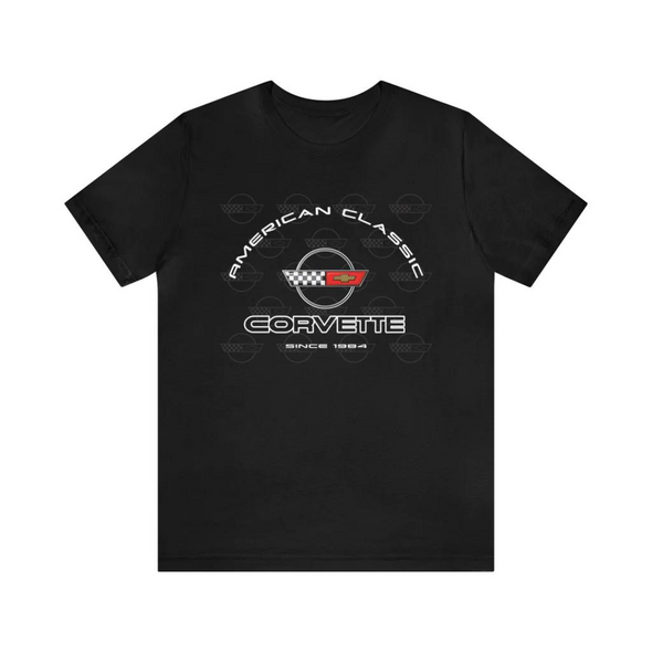 C4 Corvette Flag Short Sleeve T-Shirt