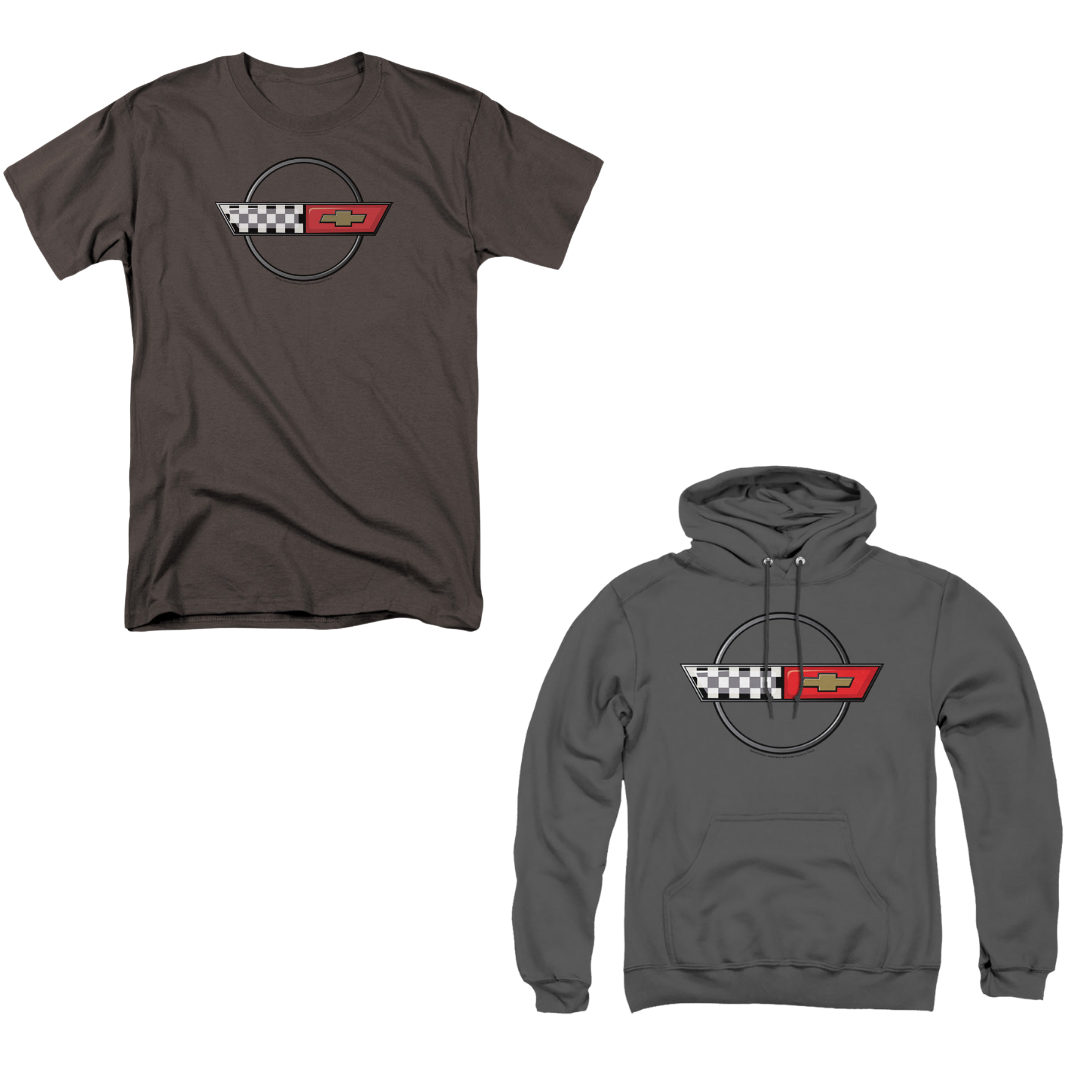C4 Corvette Logo Charcoal Bundle – Hoodie + Tee