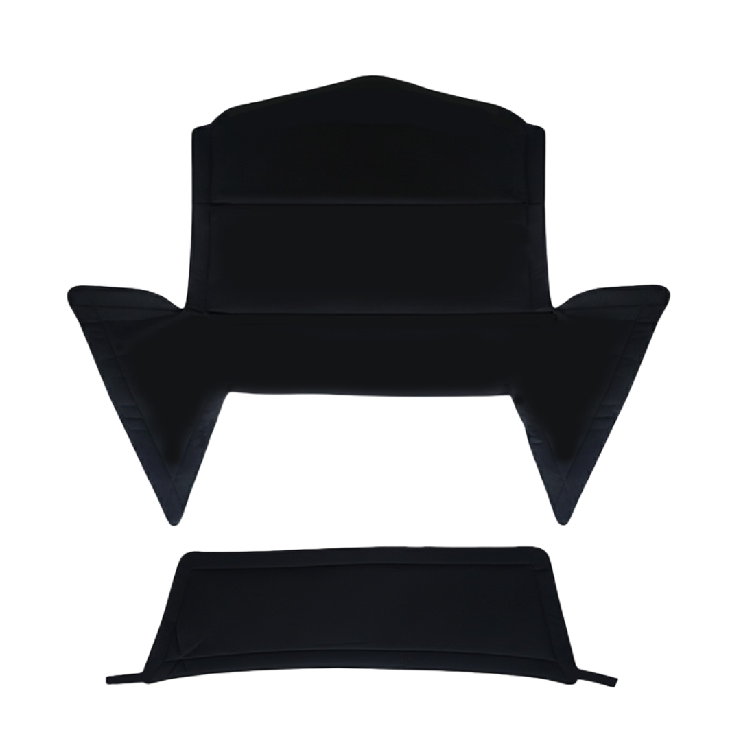 C4 1989-1996 Corvette Headliner - Black Dane Cloth