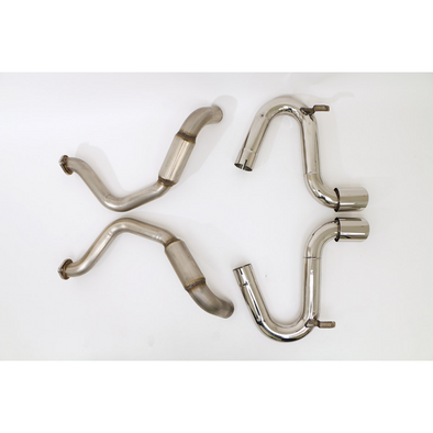 C5 Corvette Bullet Axle Back Exhaust System (1997-2004) Twin Tip