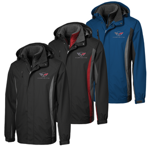 C5 Corvette Colorblock 3 in 1 Jacket