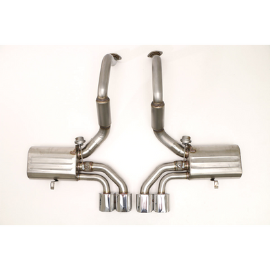 C5 Corvette Fusion Bi-Modal Axle Back Exhaust System (1997-2004) Round Tips