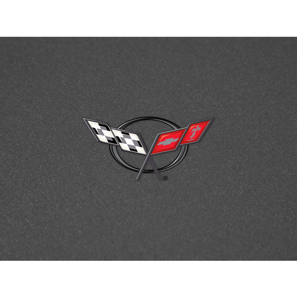 C5 Corvette Holda Stretch Indoor Car Cover with Logo - Gray