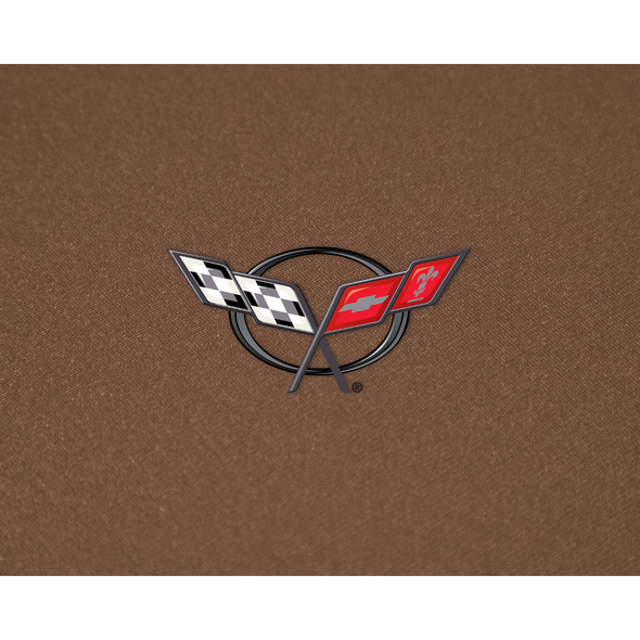 C5 Corvette Holda Stretch Indoor Car Cover with Logo - Tan
