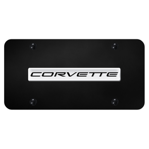c5-corvette-license-plate-chrome-on-black