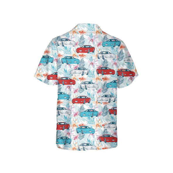 C5 Corvette Men's Red White & Blue Hawaiian Shirt