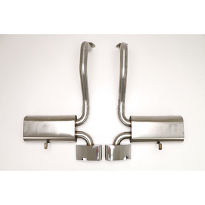 C5 Corvette Route 66 Axle Back Exhaust System (1997-2004) Speedway Tips