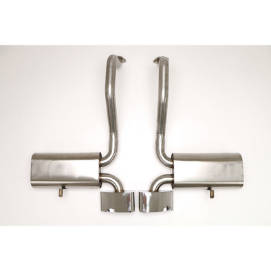 C5 Corvette Route 66 Axle Back Exhaust System (1997-2004) Speedway Tips