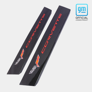 C6 Corvette Door Sill Plate Covers