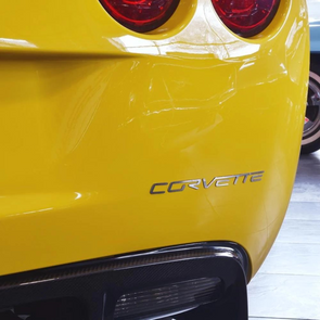 C6 Corvette Rear Stainless Steel Letters 2005-2013