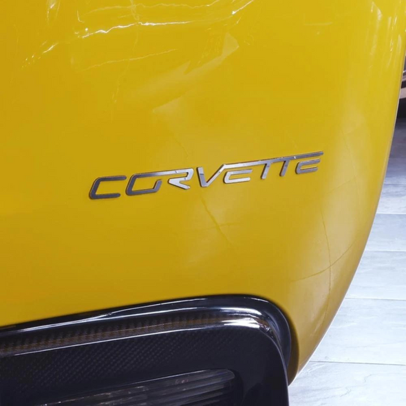 C6 Corvette Rear Stainless Steel Letters 2005-2013