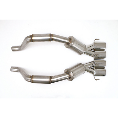 C6 Corvette Z06 and ZR1 Bullet Axle Back Exhaust System (2006-2013) Oval Tip