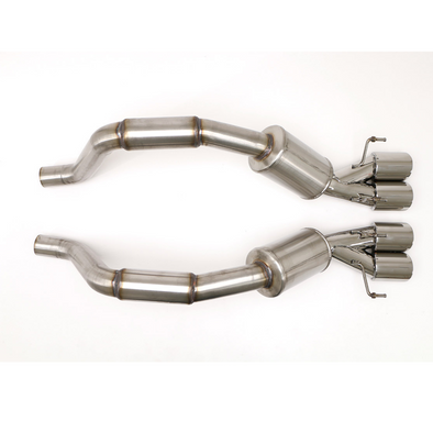 C6 Corvette Z06 and ZR1 Bullet Axle Back Exhaust System (2006-2013) Round Tip