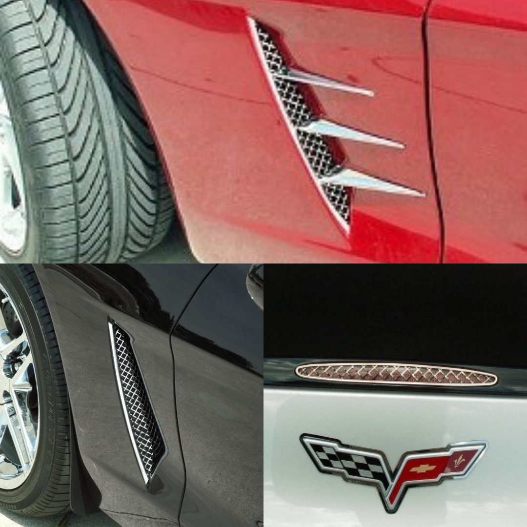 C6 Corvette Full Exterior Grille Kit | American Car Craft Bundle