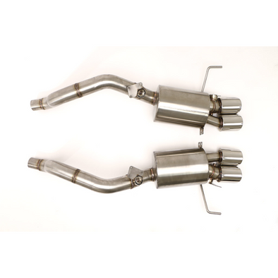 C7 Corvette Fusion Bi-Modal Axle Back Exhaust System (2014-2019) Round Tips - Factory NPP Vehicle