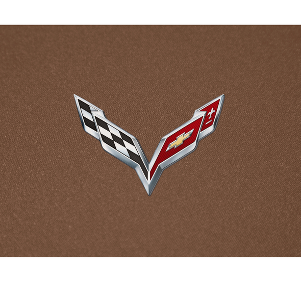 C7 Corvette Holda Stretch Indoor Car Cover with Logo - Tan