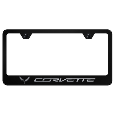 c7-corvette-license-plate-frame-black-stainless-steel
