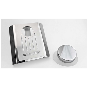 C7 Corvette Master Cylinder Cover - Stainless Steel with Z06 Logo (Automatic Transmission)