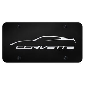 c7-corvette-profile-license-plate-laser-etched-on-black