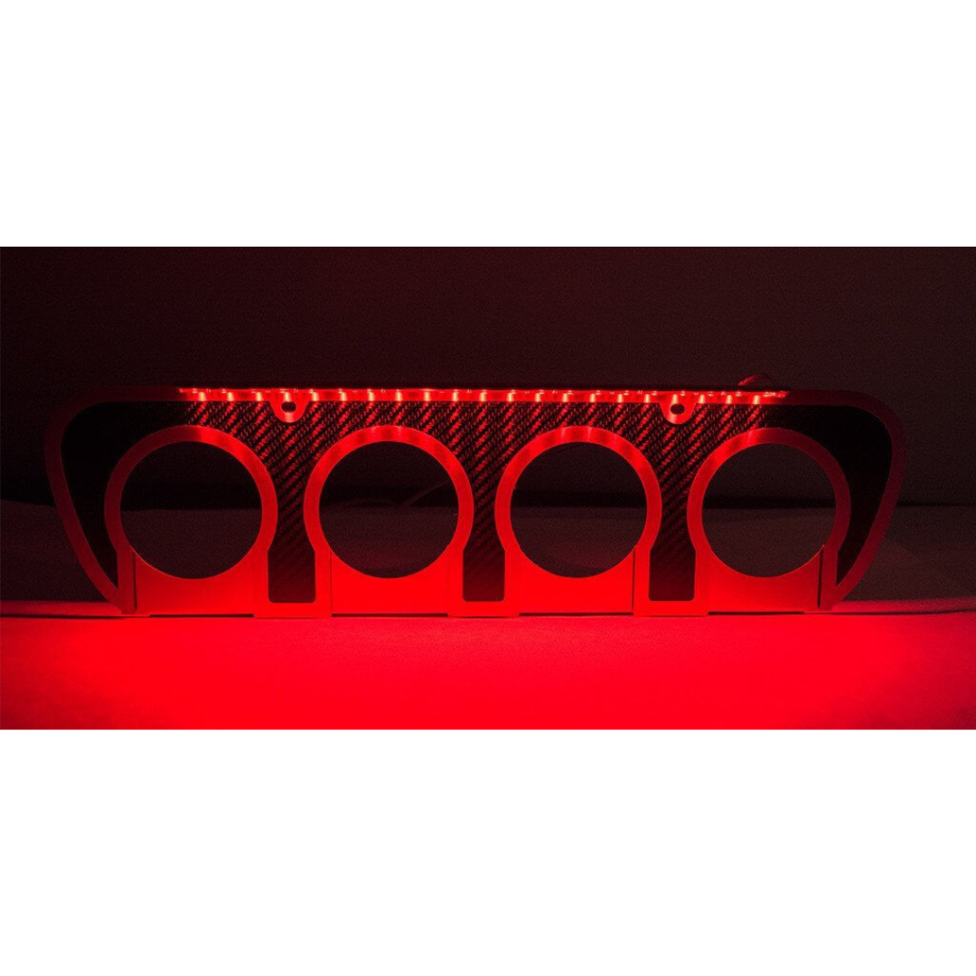 C7 Corvette Z06 / ZR1 / Grand Sport Carbon Fiber Exhaust Filler Panel - Illuminated Option