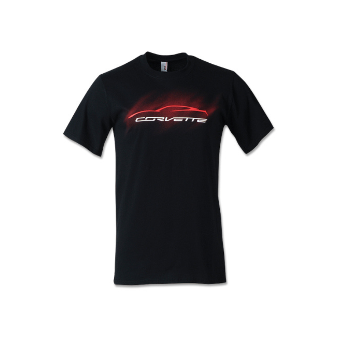 Hurst Shifter Classic Design Men's T-Shirt - Black Cotton Tee With Mopar Racing Graphics
