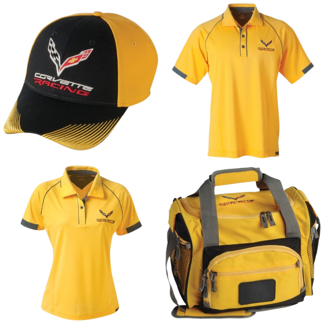 C7 Corvette Racing Ultra Bundle – His & Hers Polos, Racing Hat & Cooler | Official Corvette Racing Fan Gear