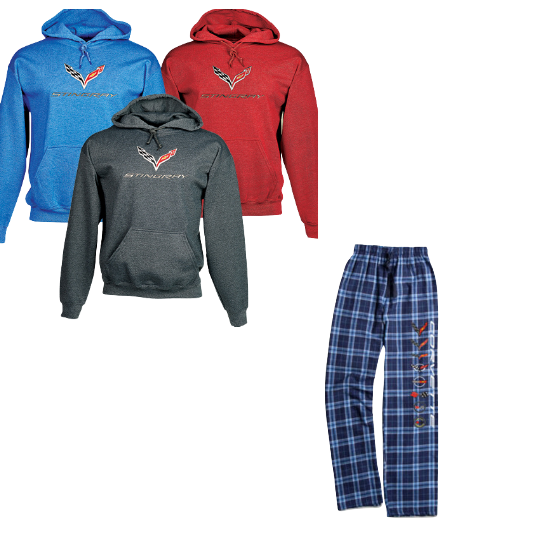 C7 Dad's Lounge Bundle - Pajama Pants & Stingray Hoodie