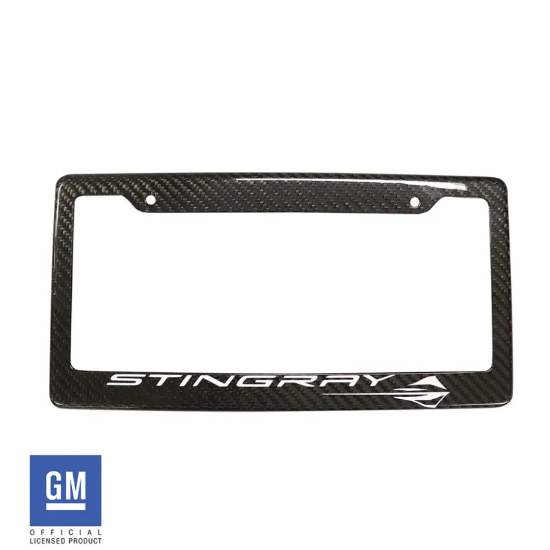 C8 CORVETTE STINGRAY LICENSE PLATE FRAME - CA