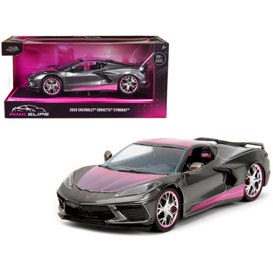 C8 Chevrolet Corvette Stingray "Pink Slips" 1/24 Diecast Model Car by Jada