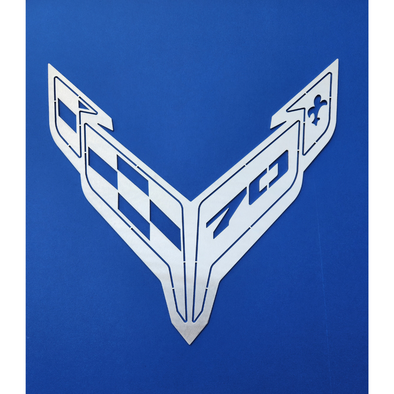 C8 Corvette 70th Anniversary Emblem 15" Wall Hanging