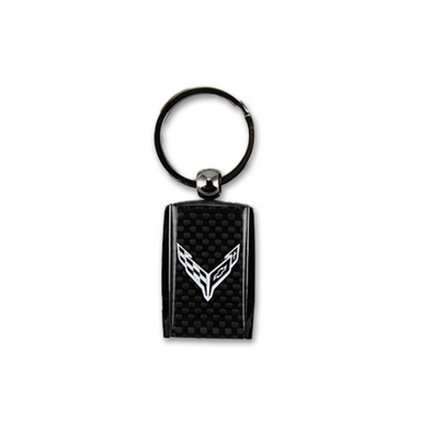 Personalized clearance corvette keychain