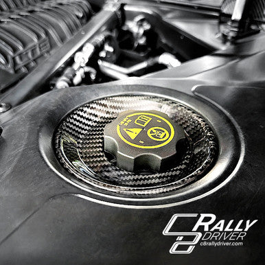 C8 Corvette Carbon Fiber Coolant Trim Ring