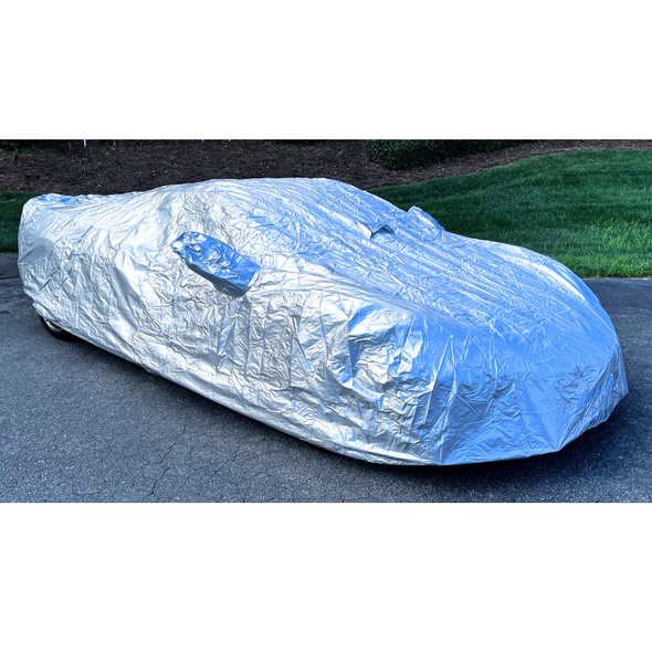 C8 Corvette Collector-Fit Car Cover and OC Sun Shade Bundle