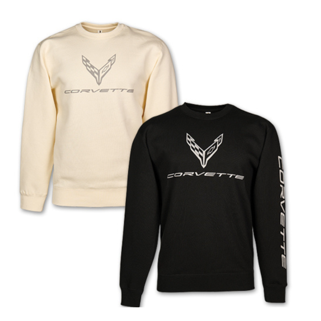 C8 Corvette Crew Neck Sweatshirt | Corvette Store Online