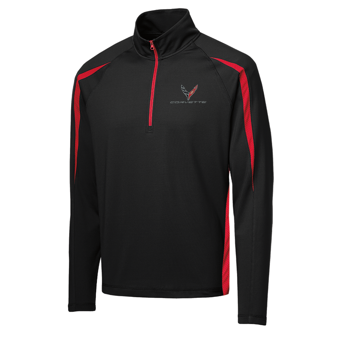 C8 Corvette Stretch Half Zip Pullover | Corvette Store Online