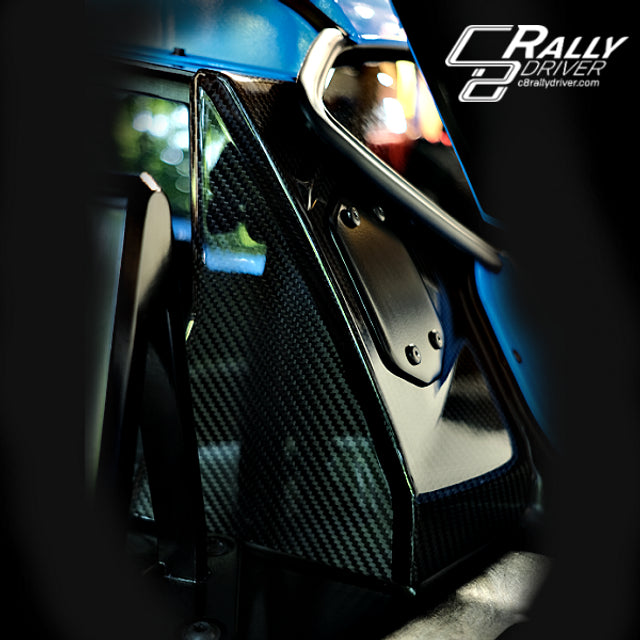 C8 Corvette O6G-Ultra B-Pillar Covers - Carbon Fiber