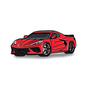 C8 Corvette Stingray Lapel Pin - Black Spray Finish