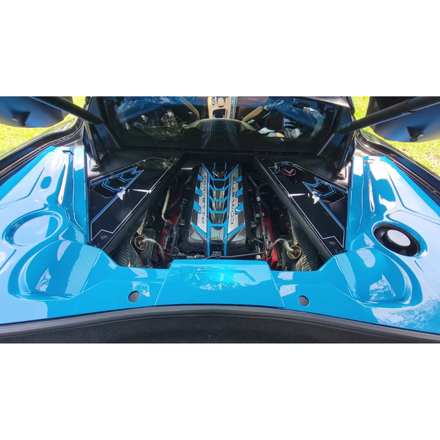 C8 Corvette Painted Engine Bay Trim Kit | Corvette Store Online