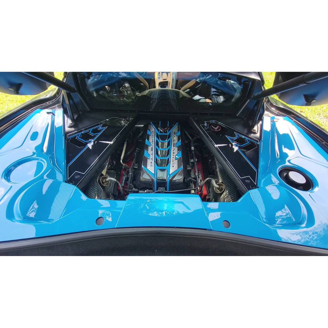 C8 Corvette Painted Engine Bay Trim Kit | Corvette Store Online