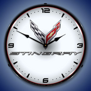 c8-corvette-stingray-white-lighted-wall-clock