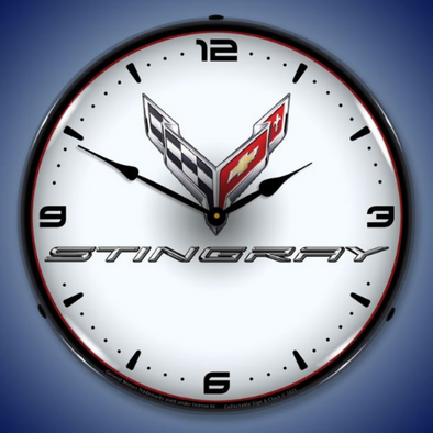 c8-corvette-stingray-white-lighted-wall-clock