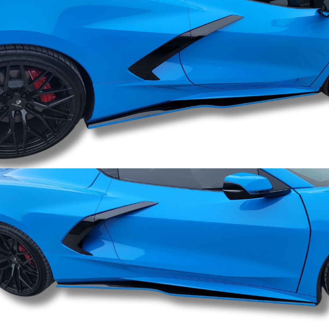 C8 2020-2026 Corvette CT ZRAY Side Skirt Pin Stripe