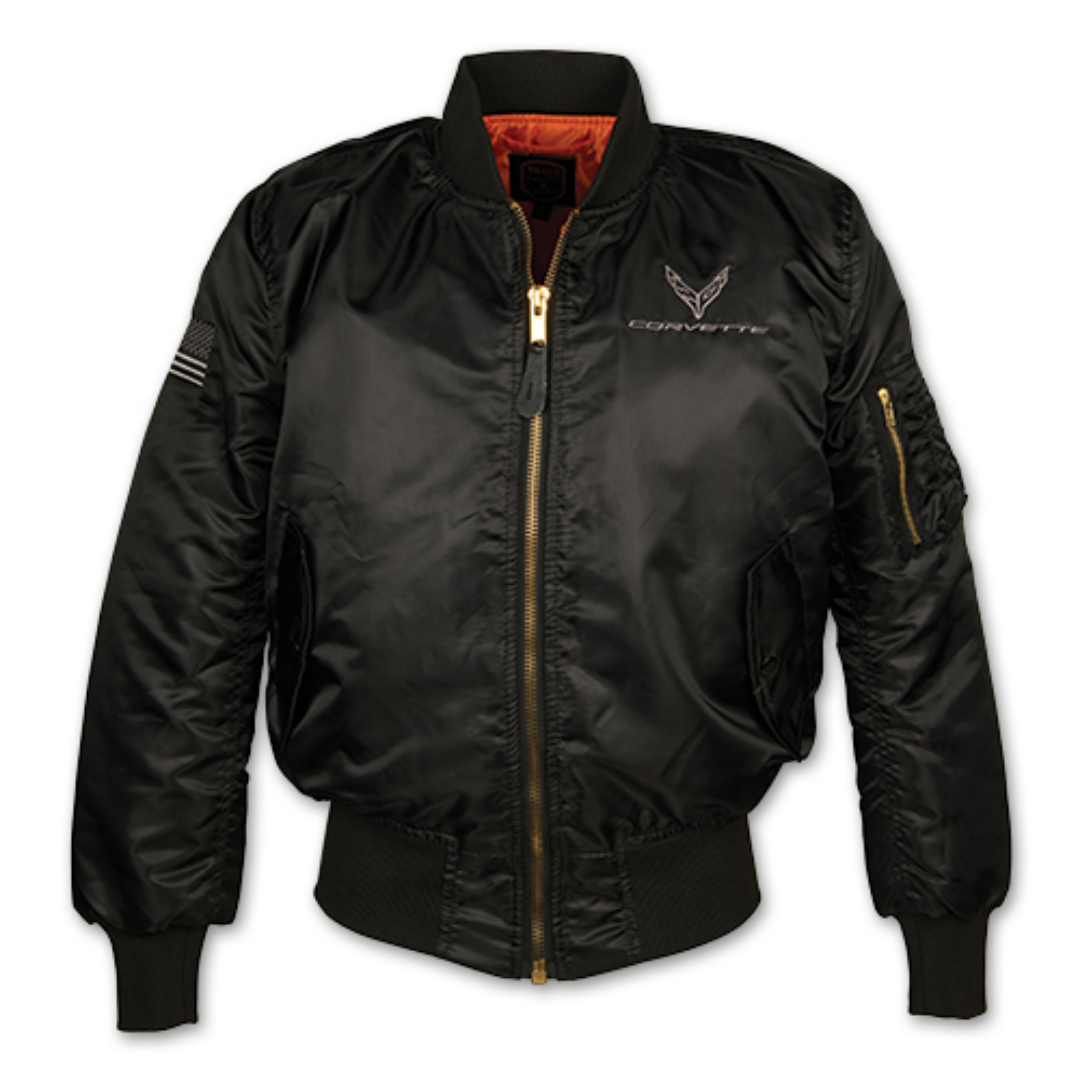 C8 Corvette Flag Flight Jacket