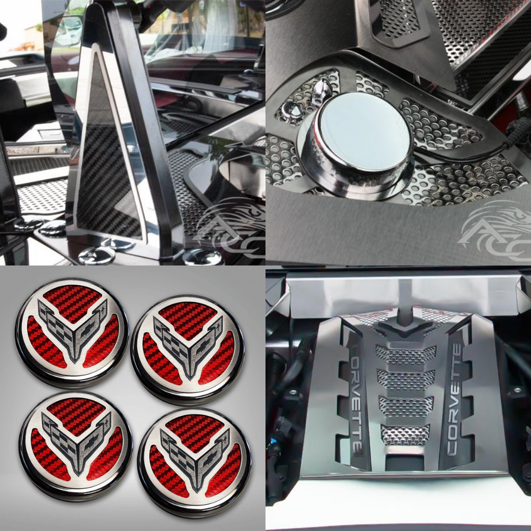 C8 Corvette Mid-Engine Engine Bay Showcase Bundle | American Car Craft | 2020-2026