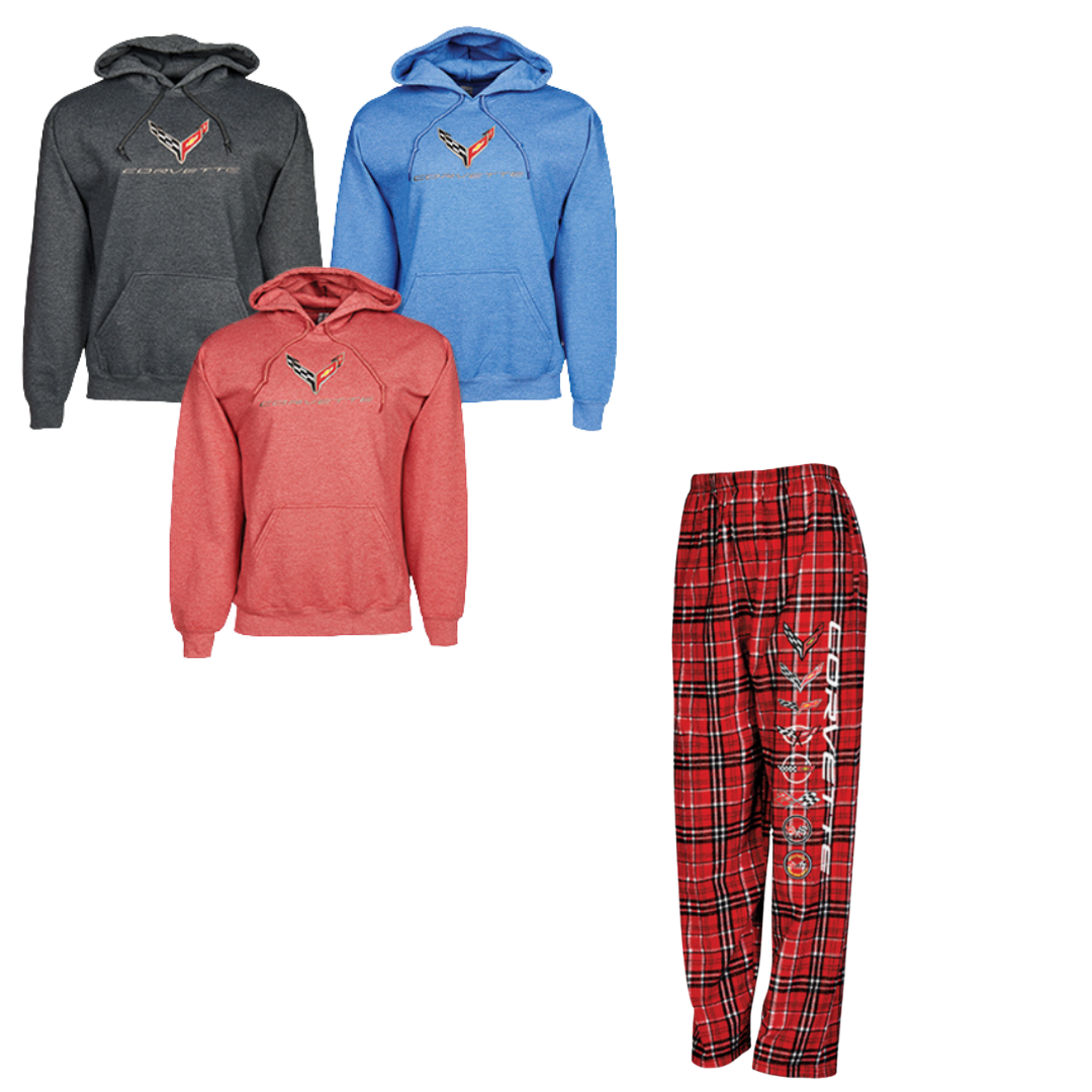 C8 Dad's Lounge Bundle - Pajama Pants & Next Generation Hoodie