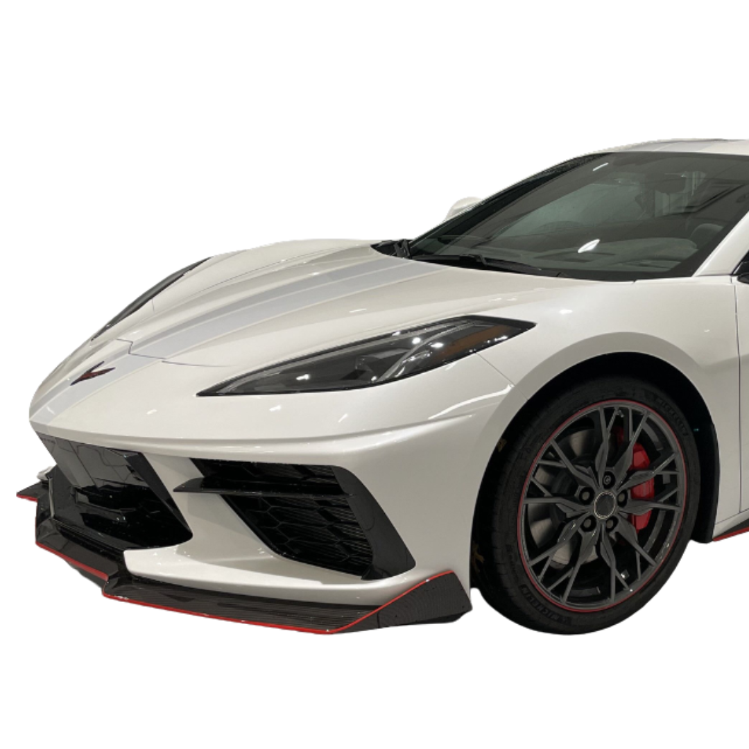 C8 2020-2026 Corvette Stingray 5VM Front Lip Splitter - Custom Paint