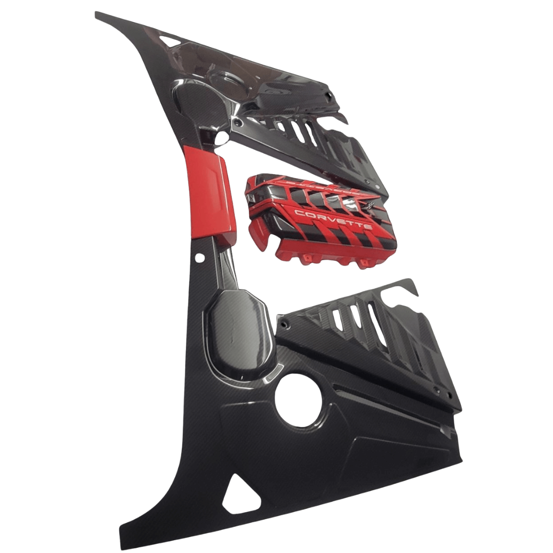 C8 2020-2026 Corvette Stingray Engine Dress Up Package - Coupe