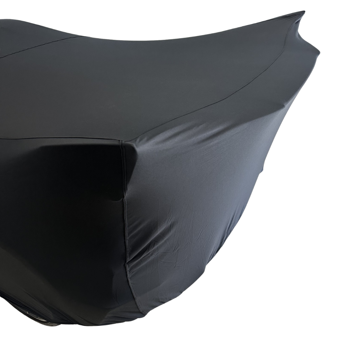 C8 2020-2026 Corvette ZR1 & Z06 Covercraft Form-Fit Indoor Car Cover - High Wing - Black