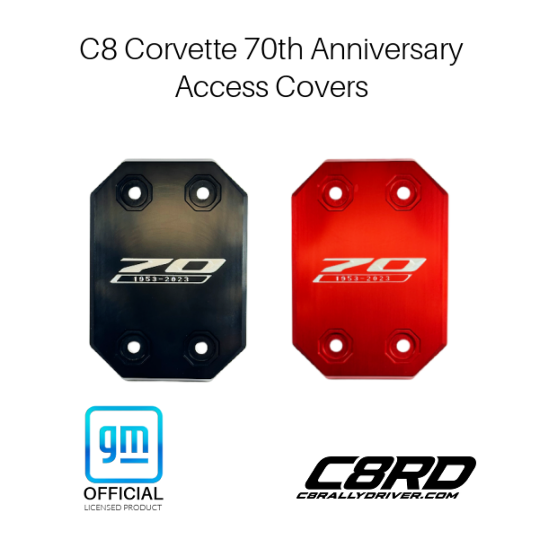 C8 Corvette 70th Anniversary Access Covers